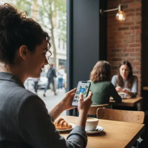Woman deletes shopping app during no-spend challenge