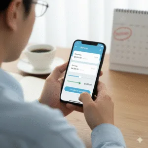 Automating transfers to savings during challenge